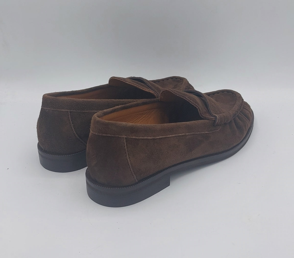 Anima mocassino donna camoscio marrone pizzicato