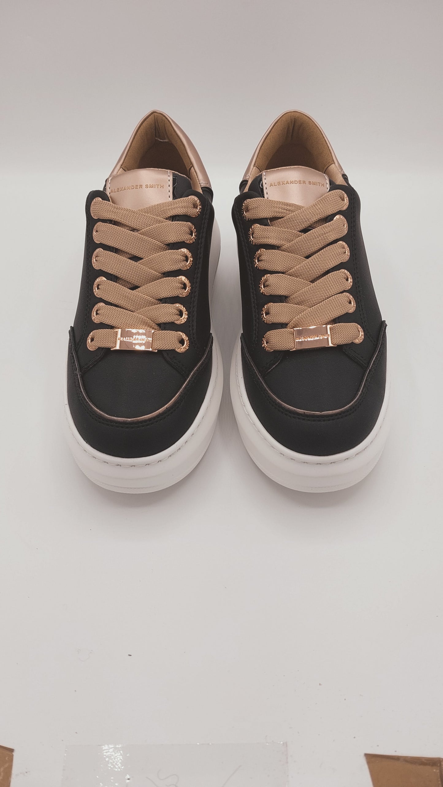 Sneakers Alexander Smith pelle nera