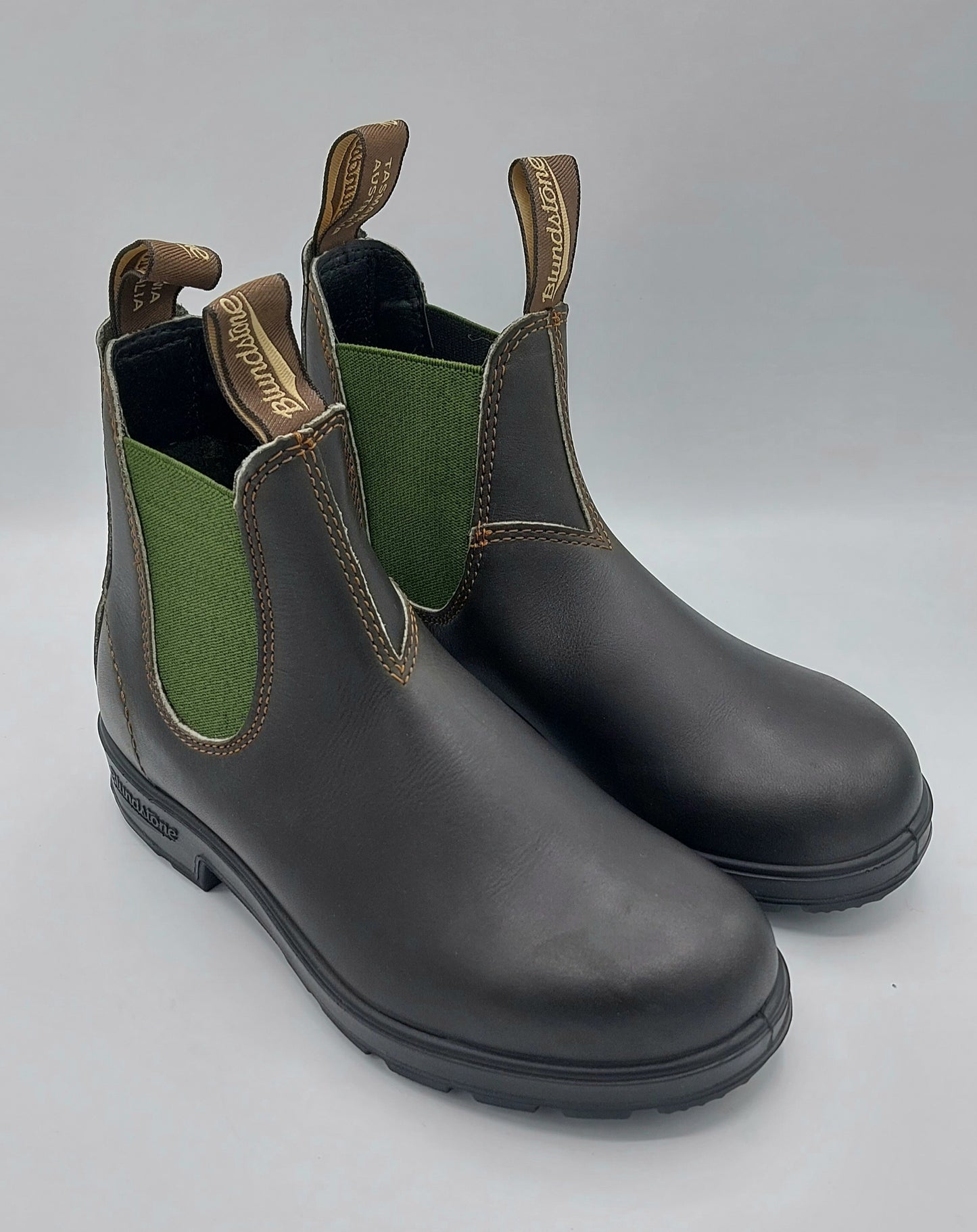 Blundstone donna uomo marrone elastico verde 519