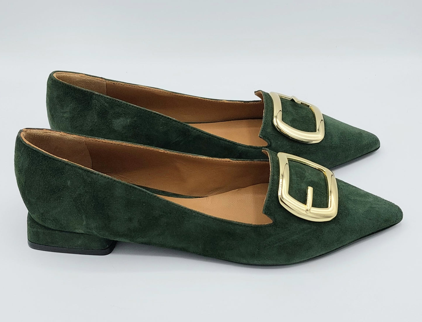 T.Q scarpa camoscio verde