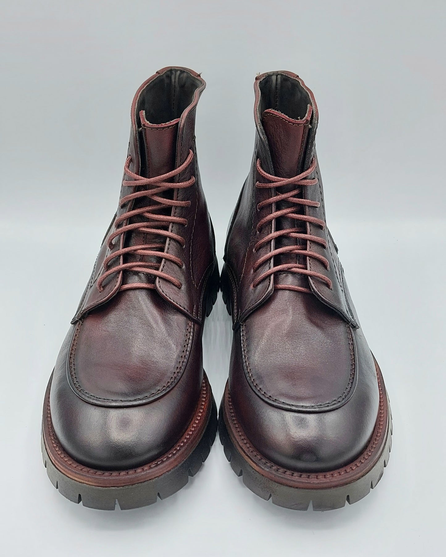 Chaussure pour homme Lord Douglas en cuir bordeaux