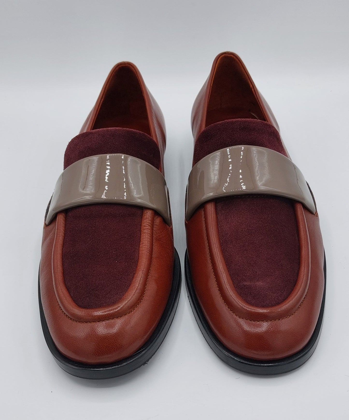 Lorena Paggi mocassino rosso bordeaux