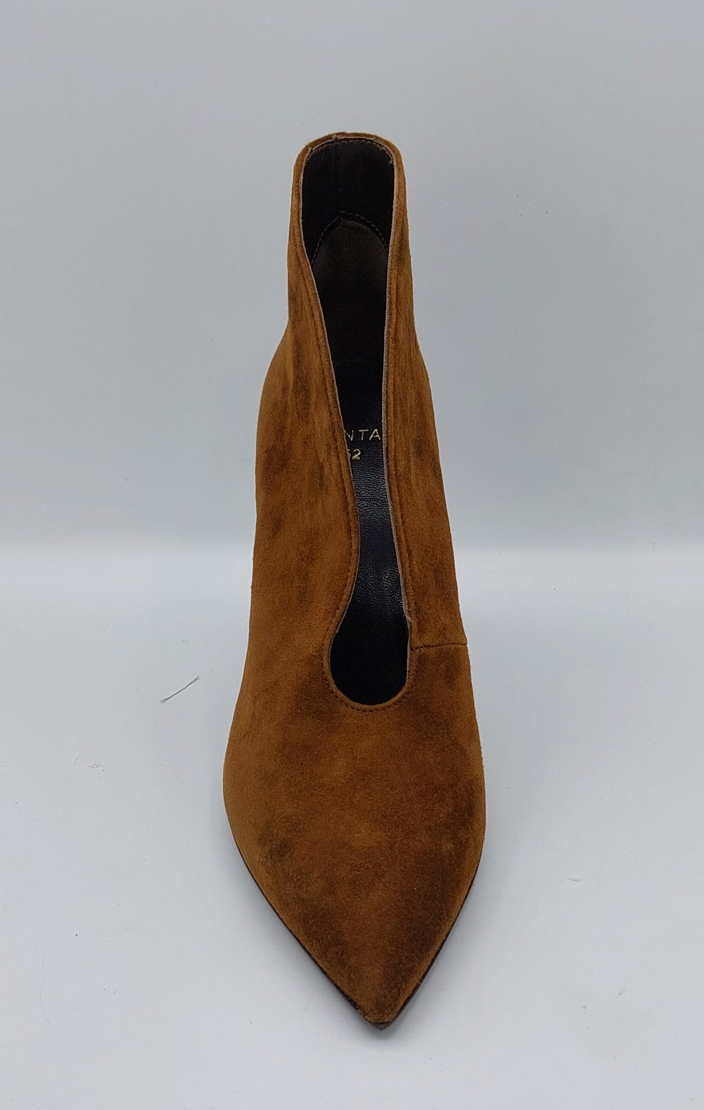 Chantal scarpa in camoscio tabacco