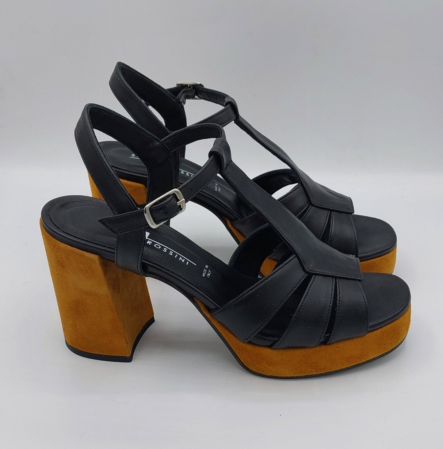 Silvia rossini sandalo bicolore