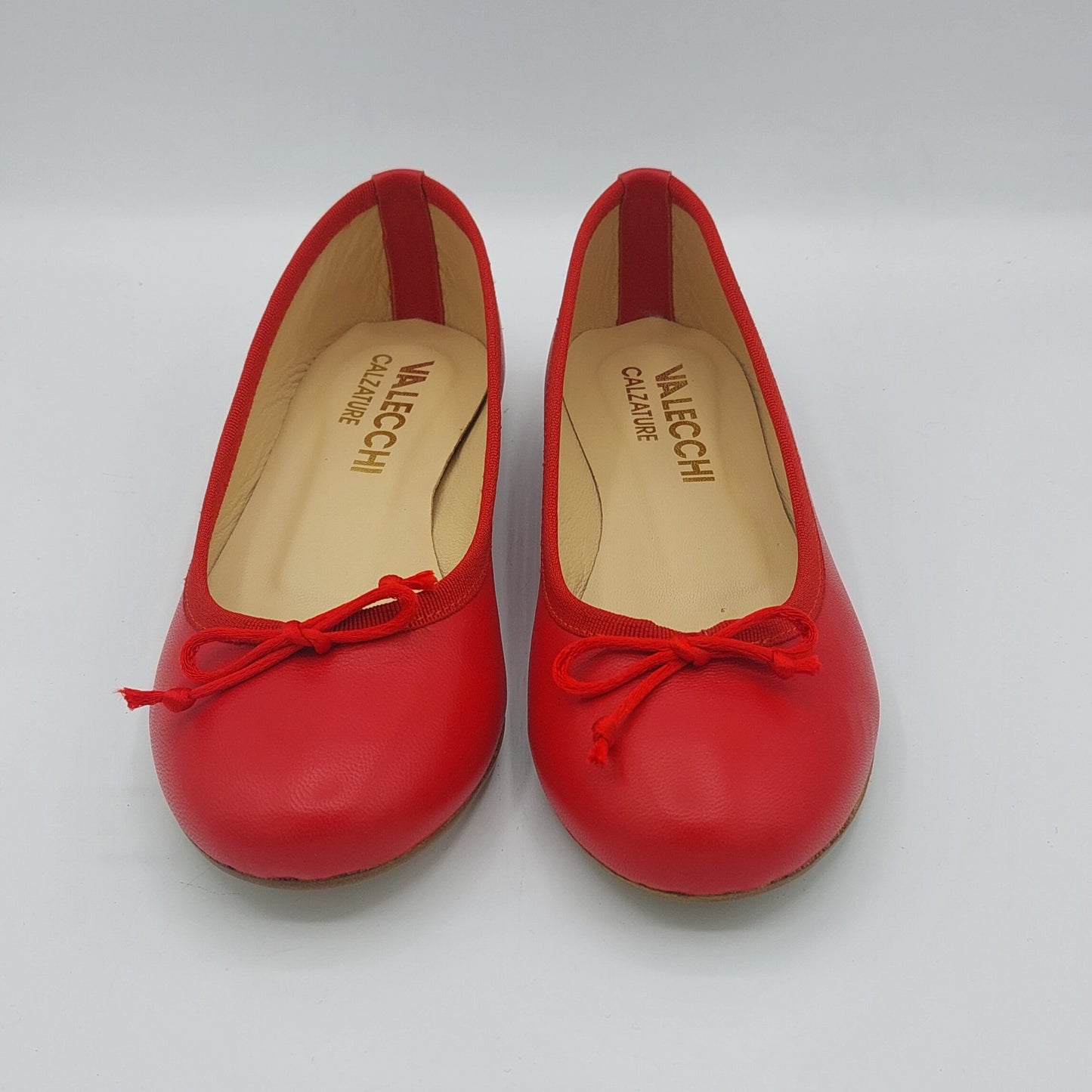 Valecchi ballerine rosse artigianali