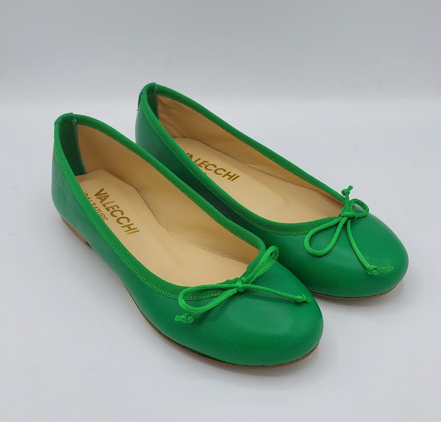Valecchi ballerina nappa verde
