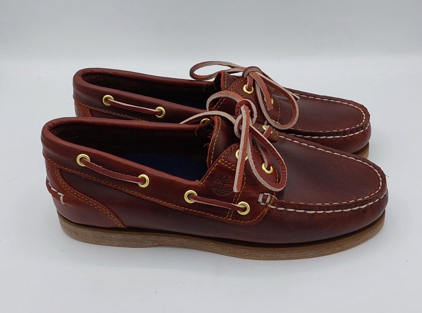 Timberland barca donna cuoio