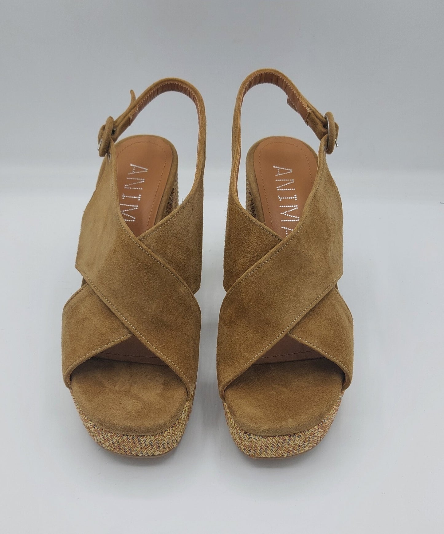 Anima sandalo incrocio camoscio