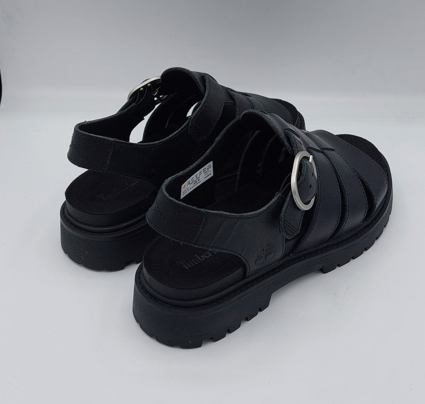 Sandale cage femme Timberland noire