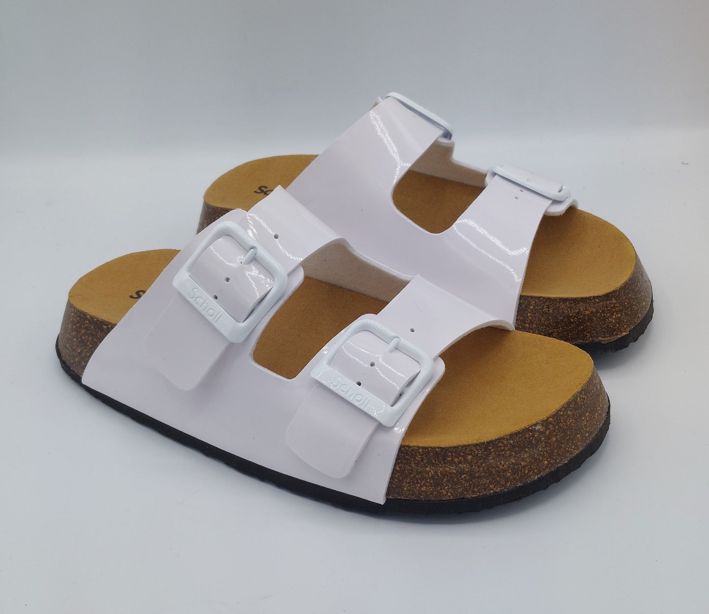 Scholl ciabatta bianca
