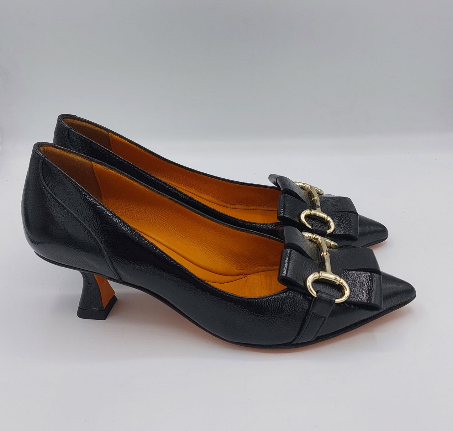 Silvia rossini scarpa in pelle vernice nera