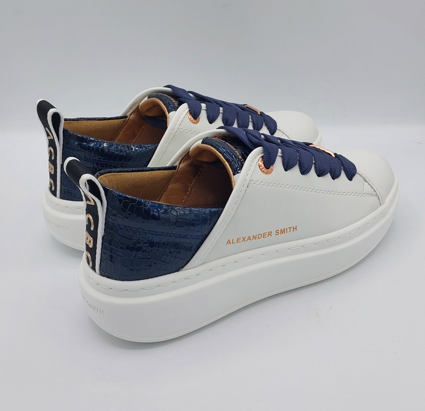 Alexander Smith snekers donna bianca e blu