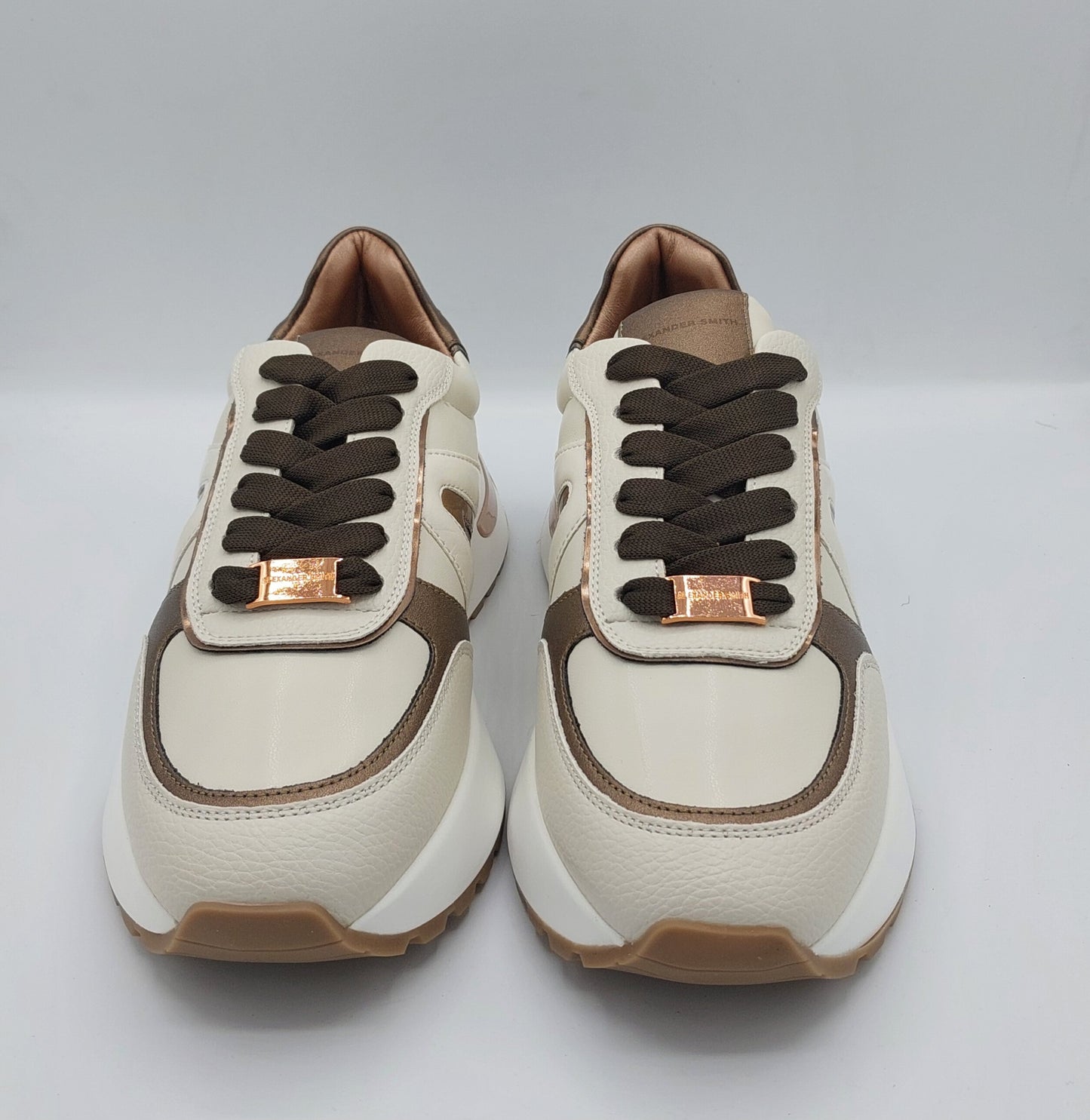 Alexander Smith sneakers pelle crema