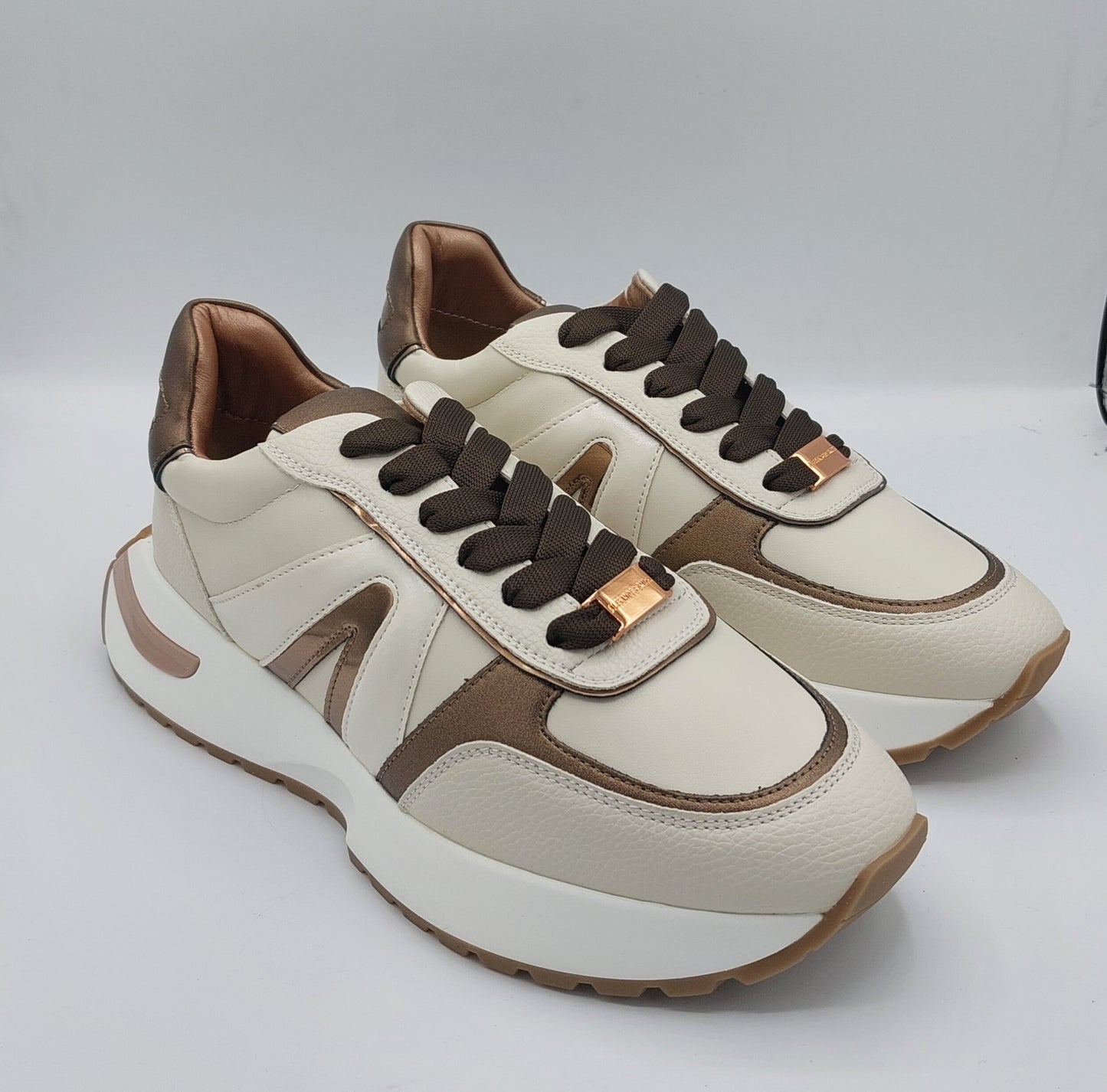 Alexander Smith sneakers pelle crema