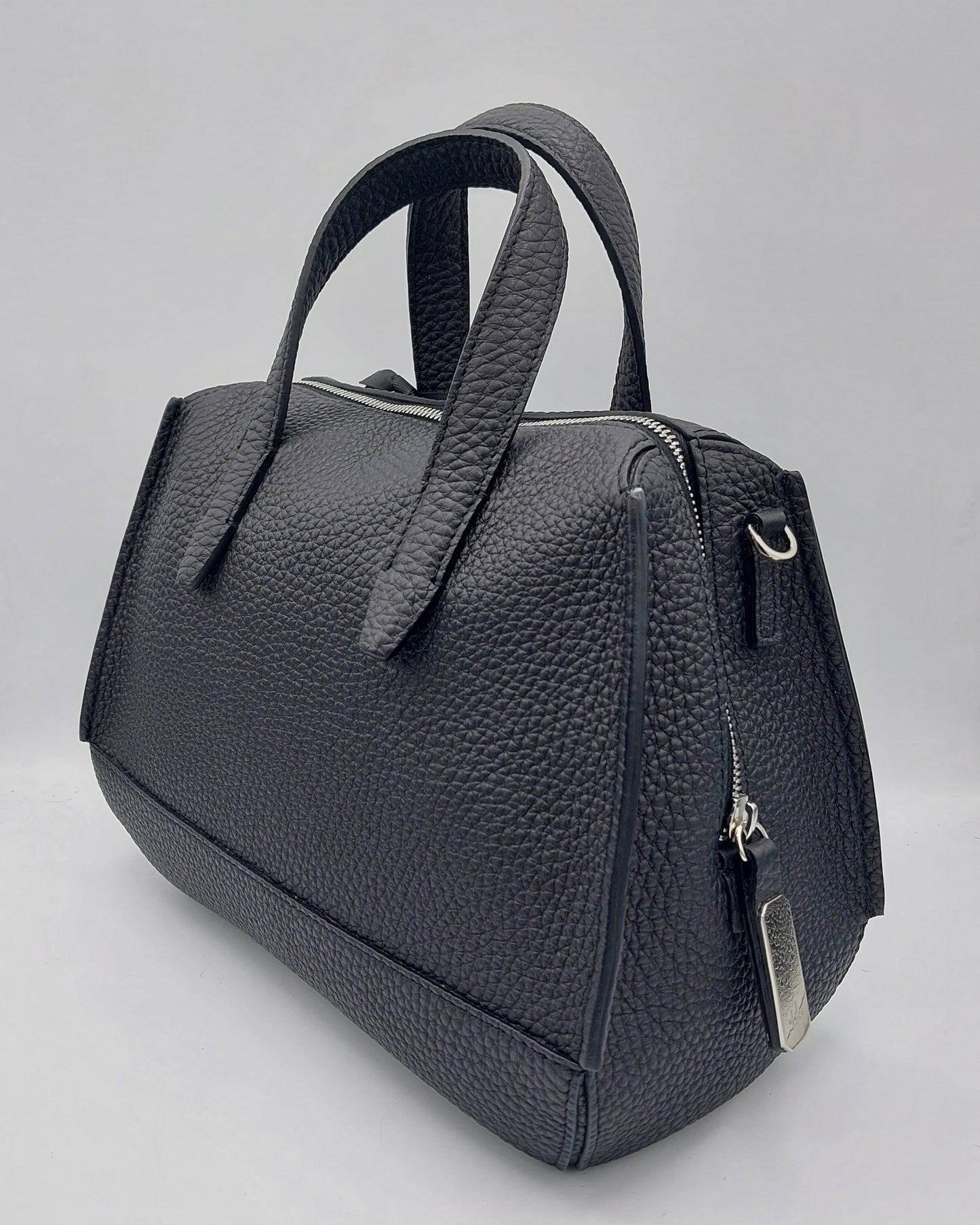 Sac Hags en cuir grainé noir