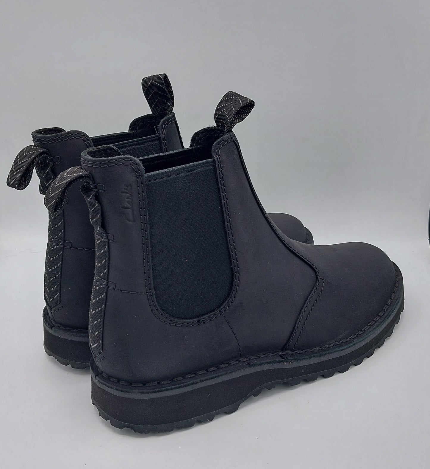 Clarks uomo beatles in pelle nera
