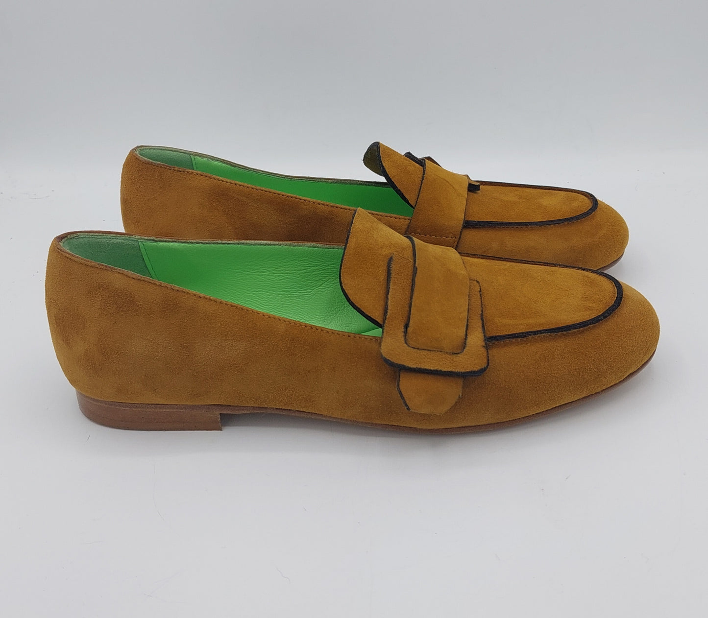 Silvia rossini mocassino camoscio tabacco