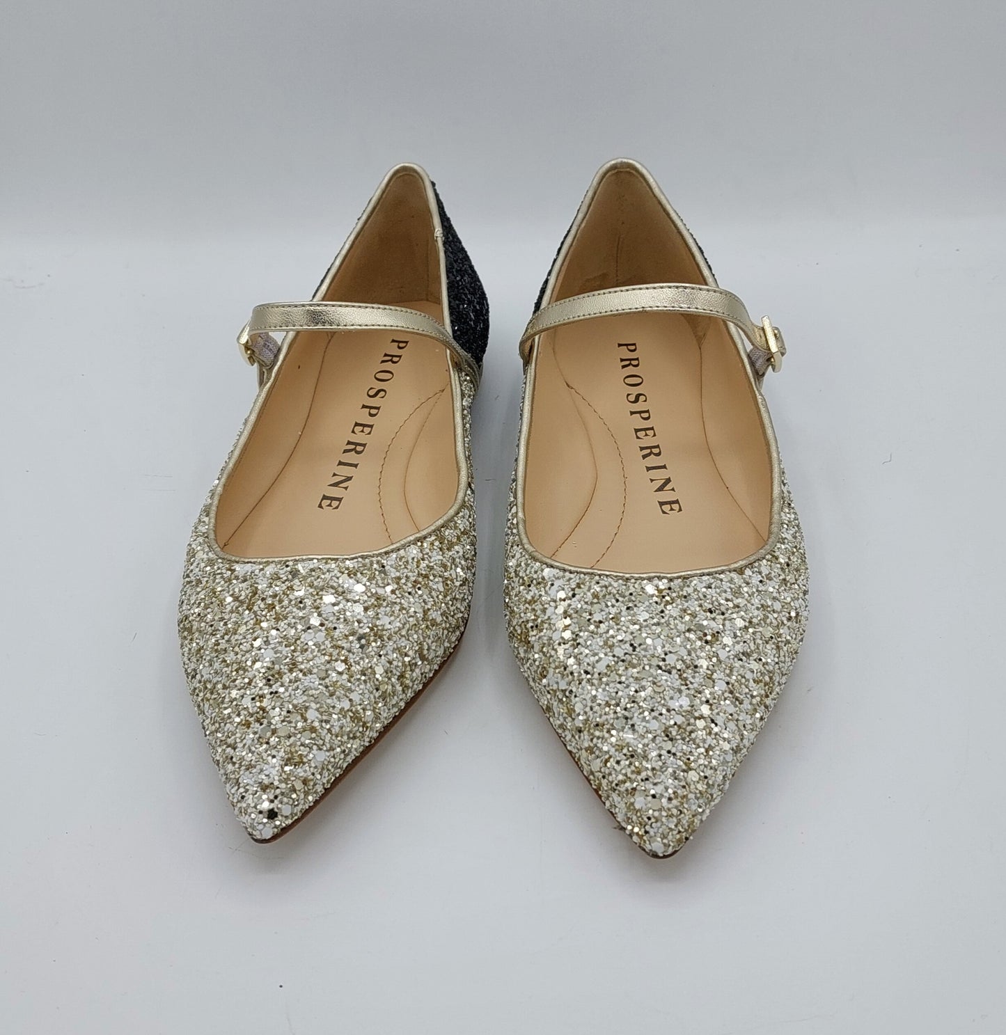 Prosperine ballerina glitter oro e nero