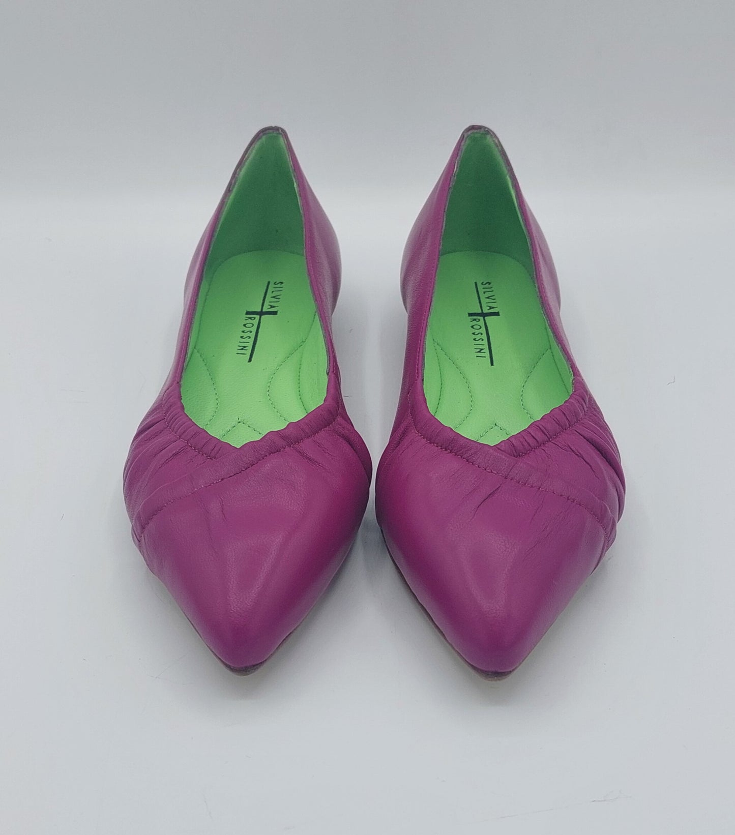 Silvia rossini ballerina pelle fucsia