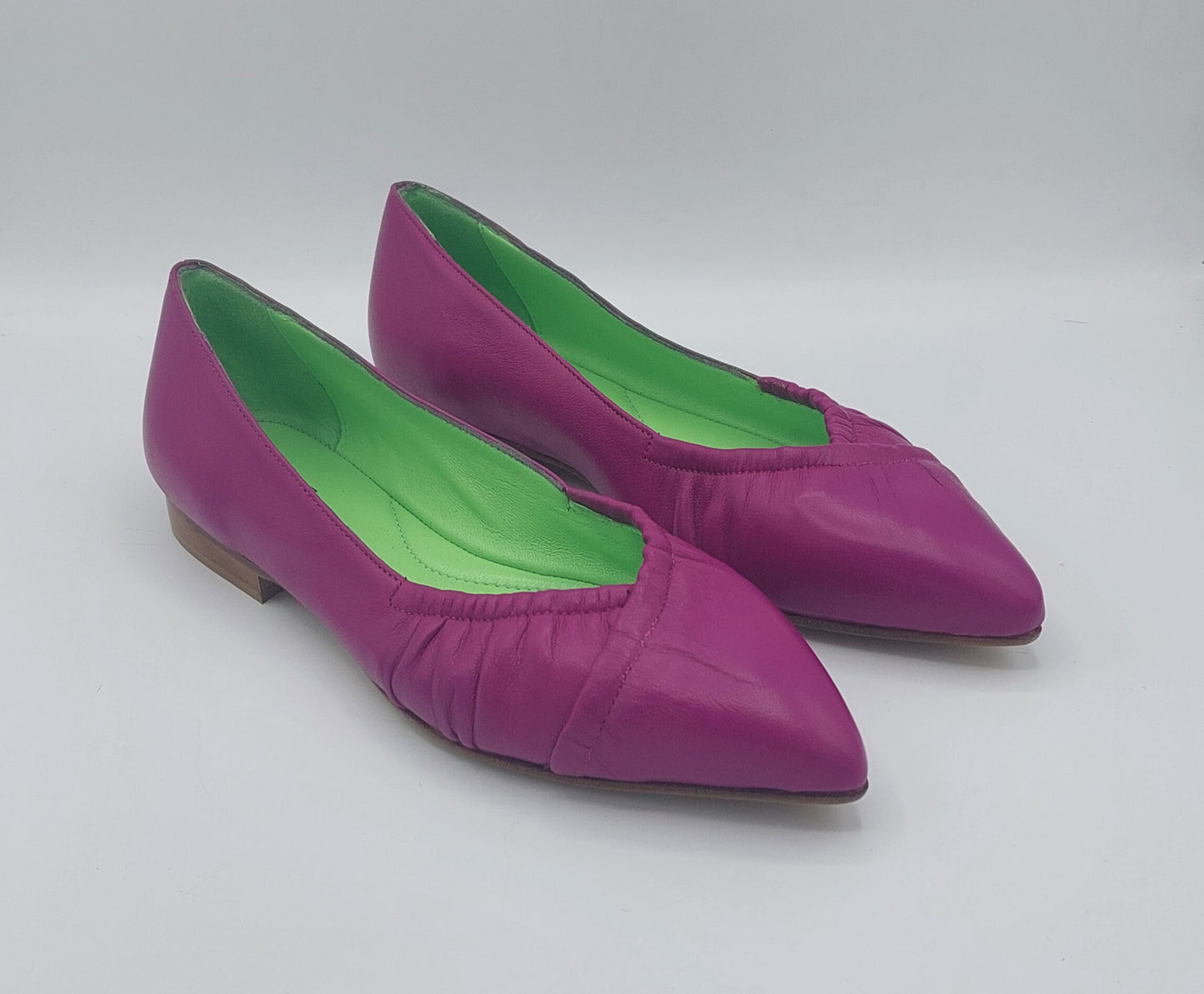 Silvia rossini ballerina pelle fucsia