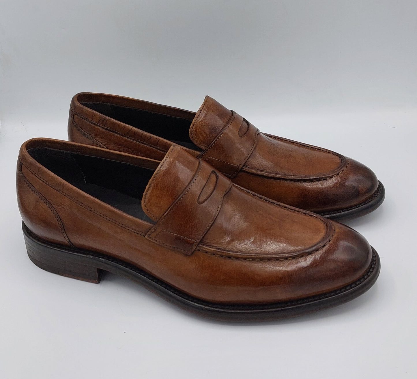 Brecos mocassino uomo cuoio