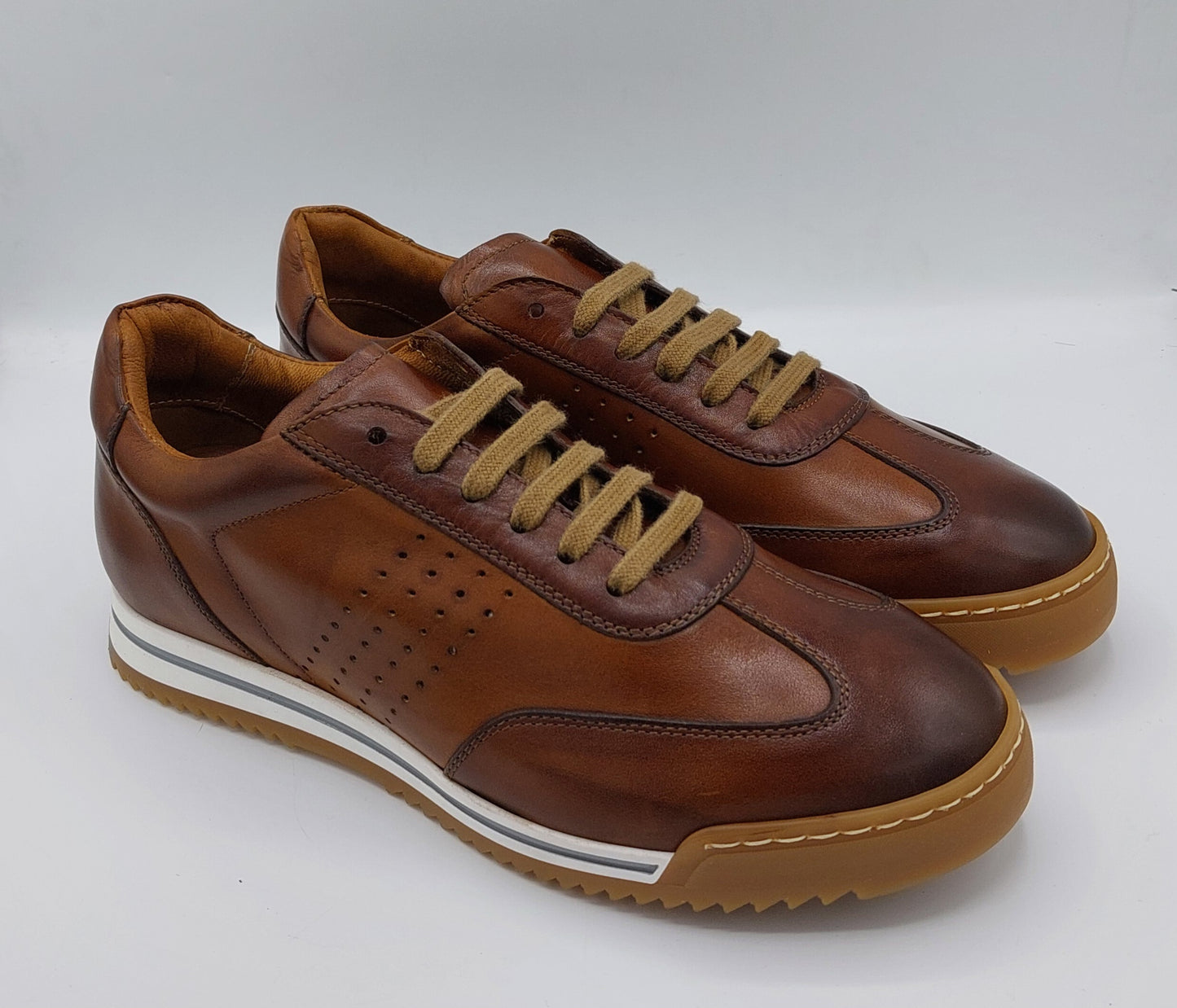 Brecos scarpa uomo allacciata in pelle marrone