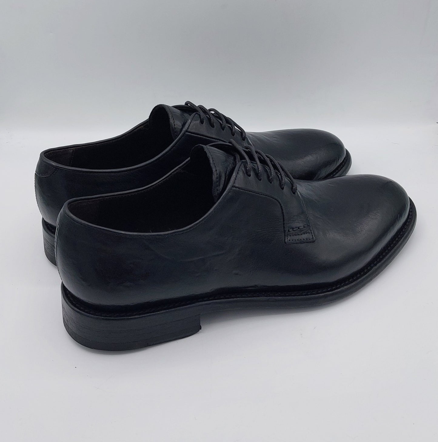 Brecos scarpa uomo nera legata