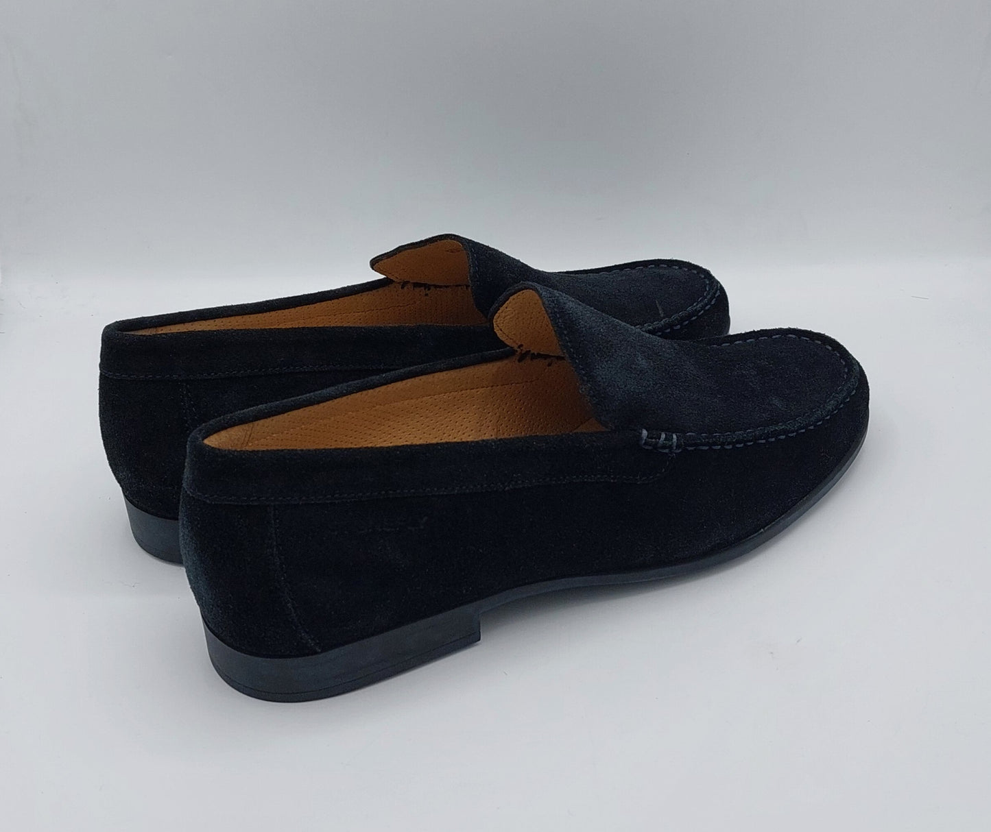 Stonefly mocassino uomo camoscio blu