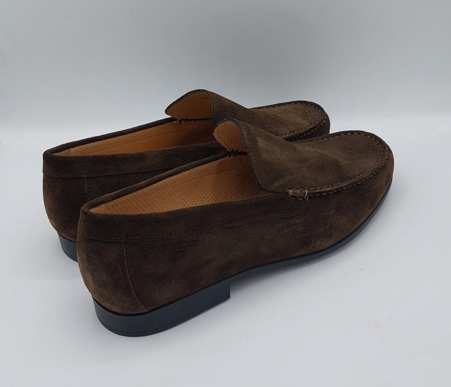 Stonefly mocassino uomo camoscio marrone