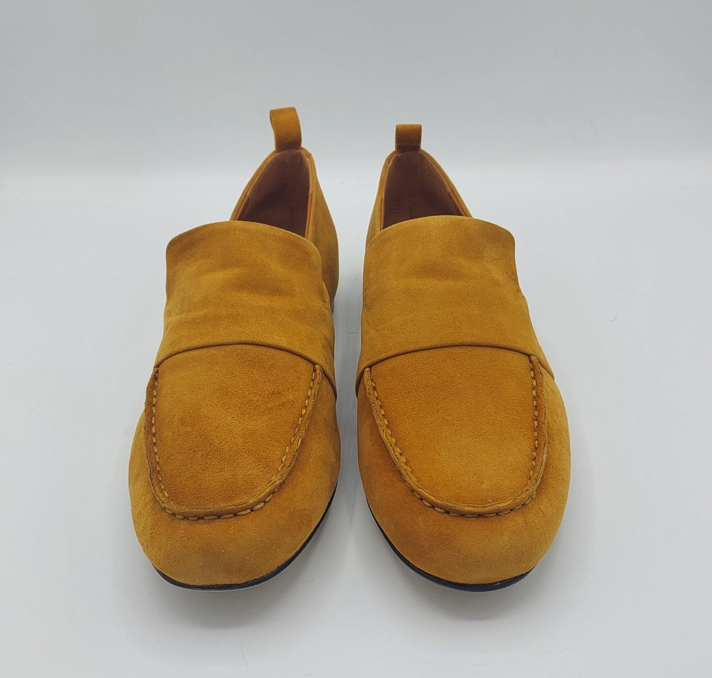 Mocassino camoscio ocra