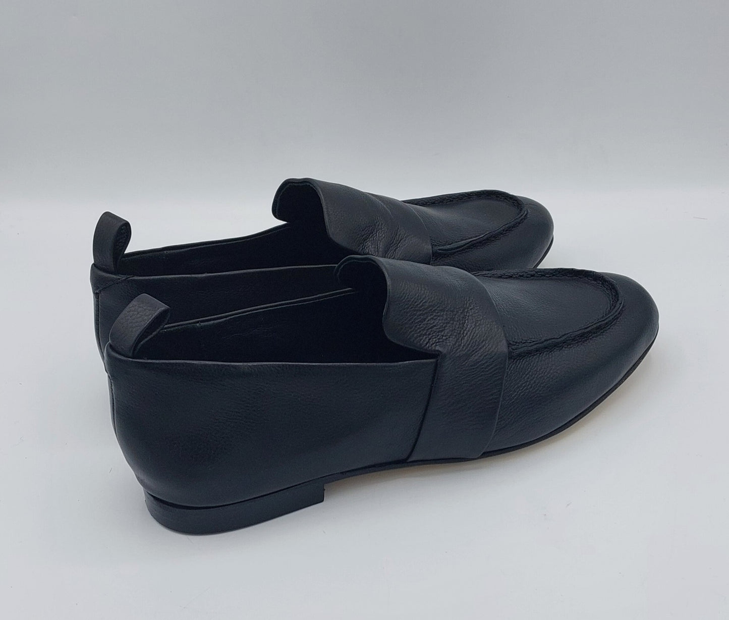 Mocassino donna nappa nera