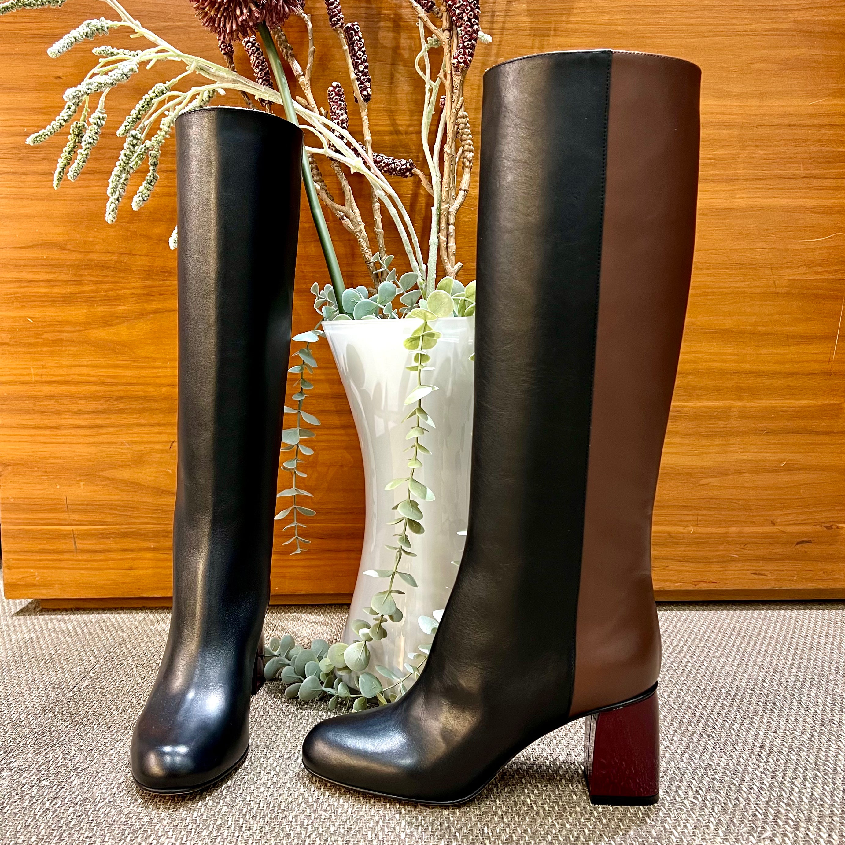 Stivali bicolore discount