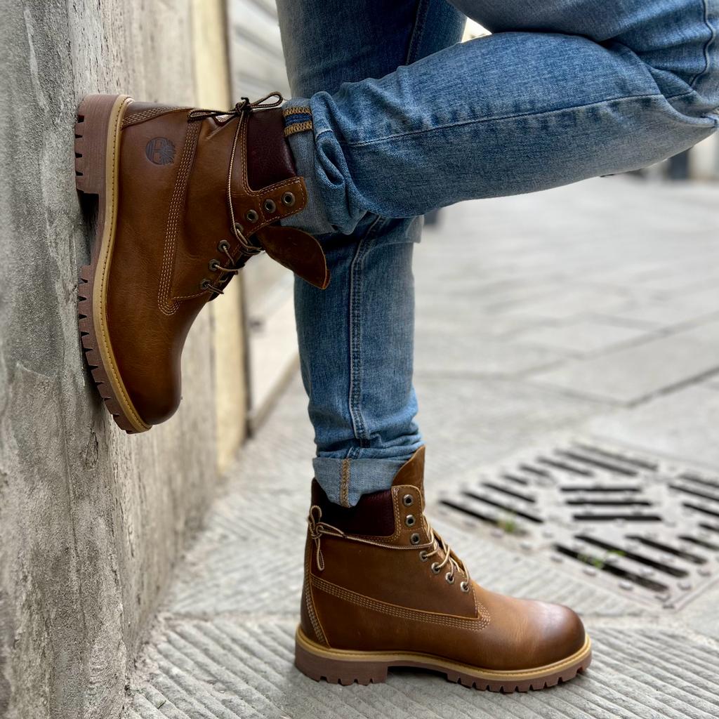 Botte en cuir pour homme Timberland