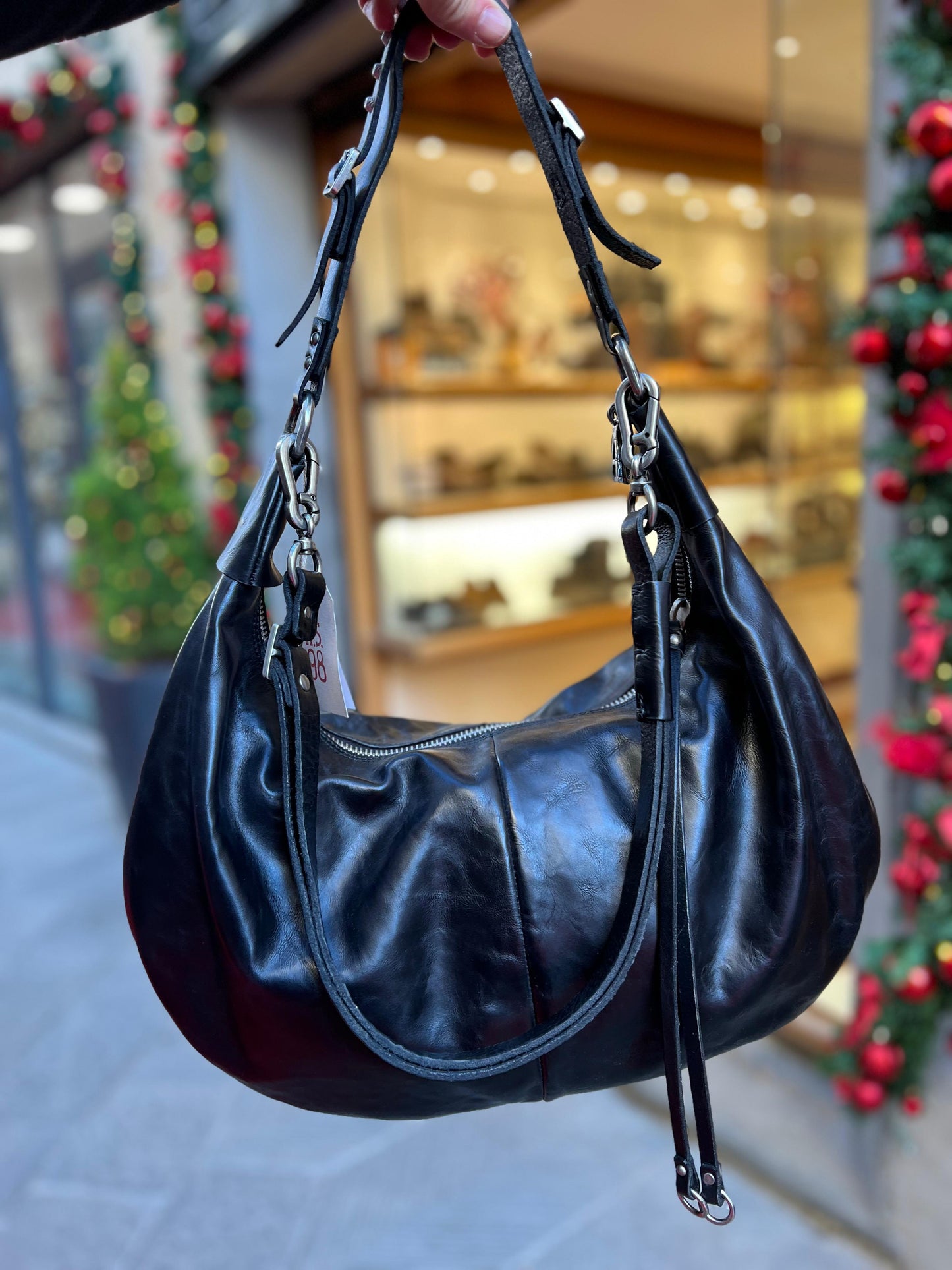 Sac AS98 en cuir noir