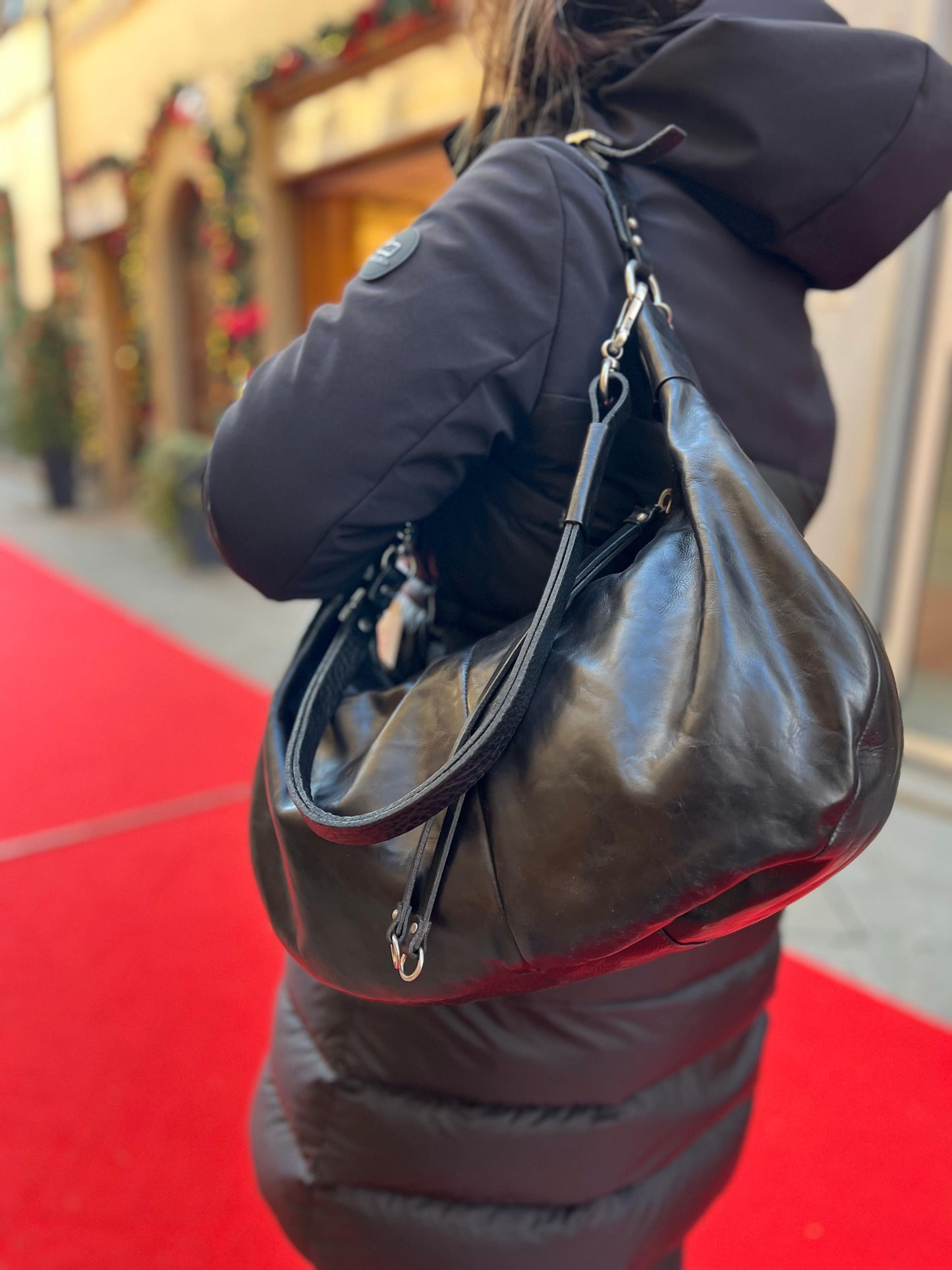 Sac AS98 en cuir noir
