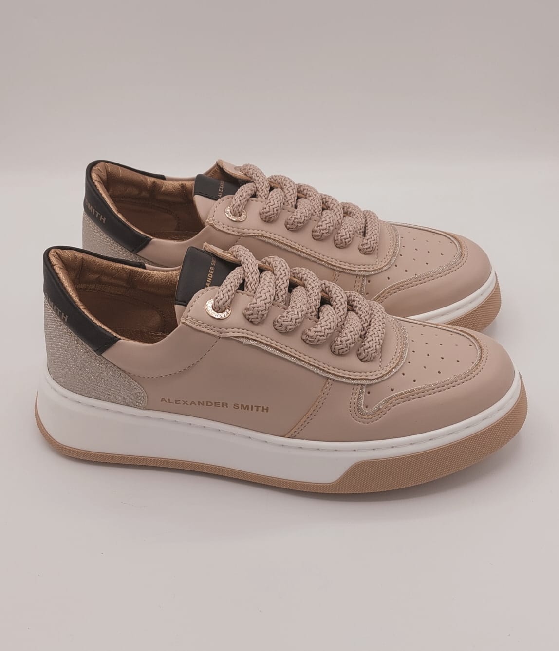 Sneakers Alexander smith in pelle rosa