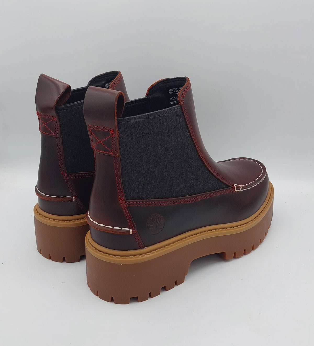 Timberland stivaletto donna pelle burgundy