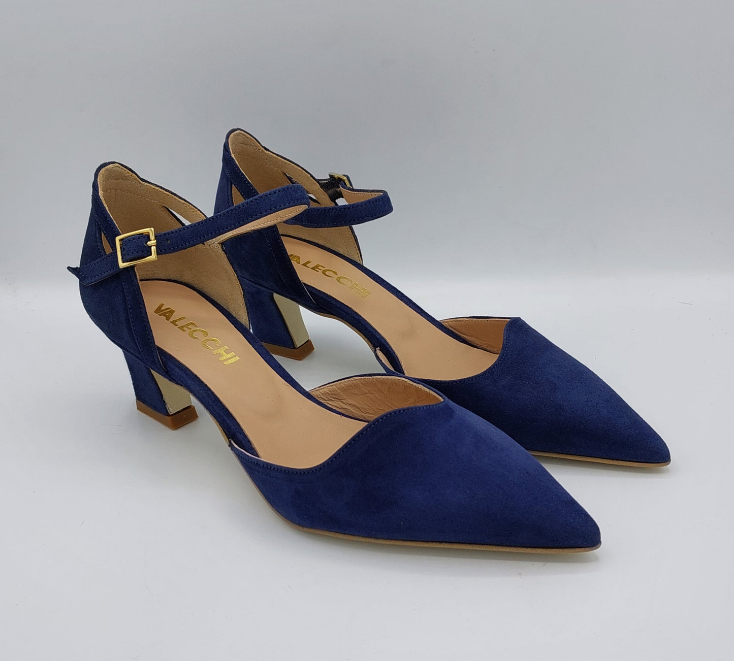 T.Q scarpa camoscio blu