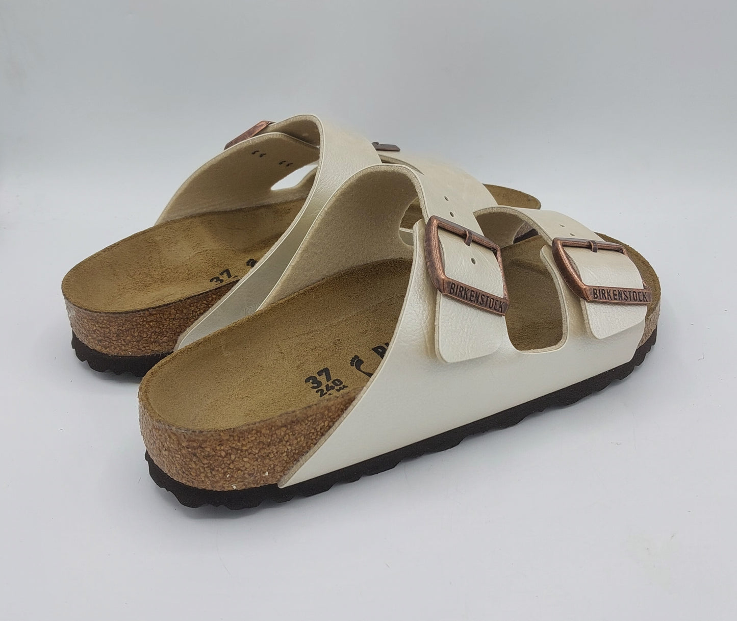 Birkenstock ciabatta donna Arizona graceful pearl white