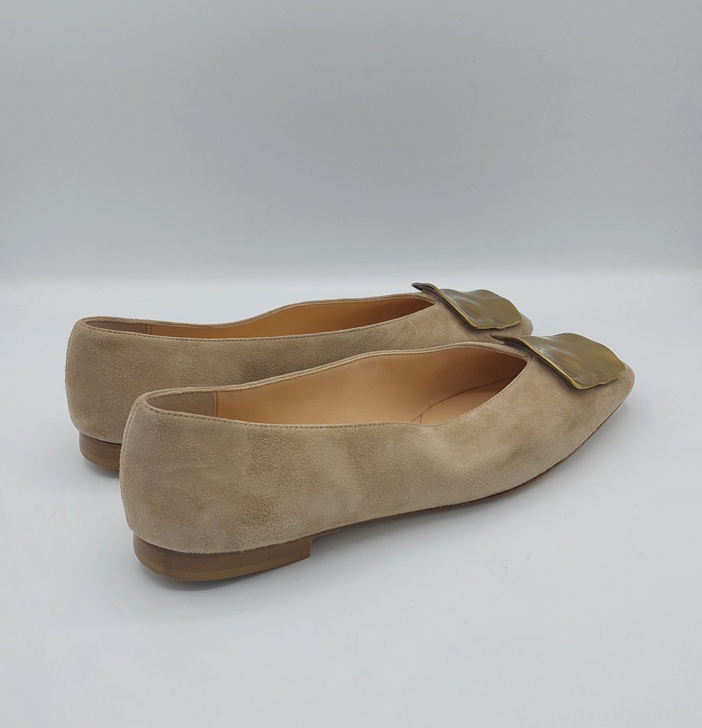 Prosperine ballerina camoscio beige