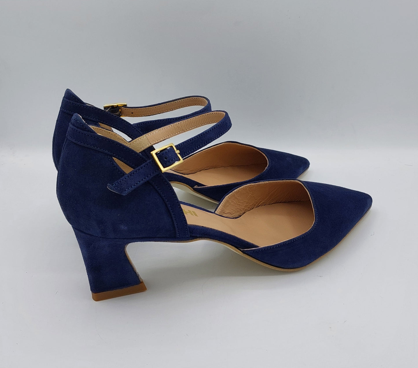 T.Q scarpa camoscio blu