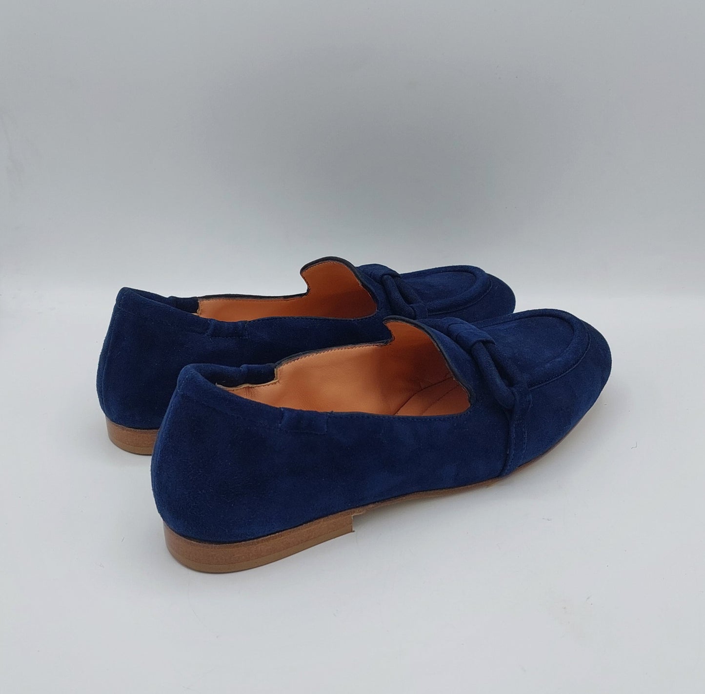 Silvia rossini mocassino camoscio blu