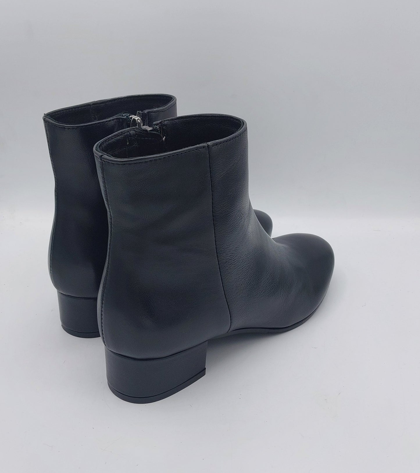 Anima stivaletto pelle nera