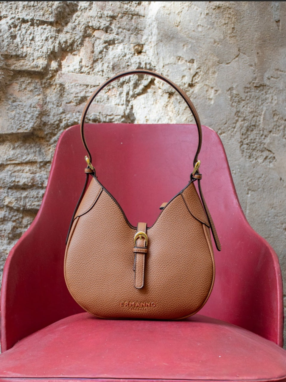 Ermanno Scervino borsa color cuoio
