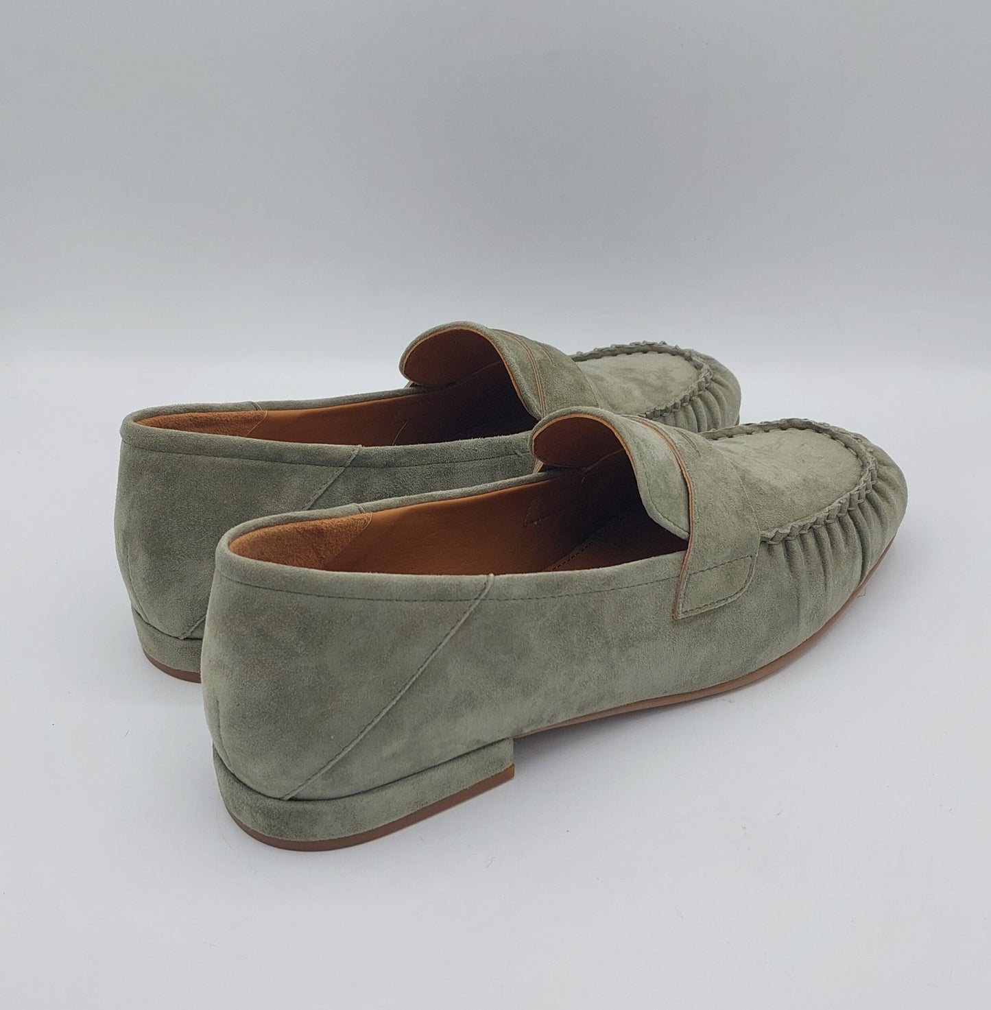 Bruno Premi mocassino donna verde salvia