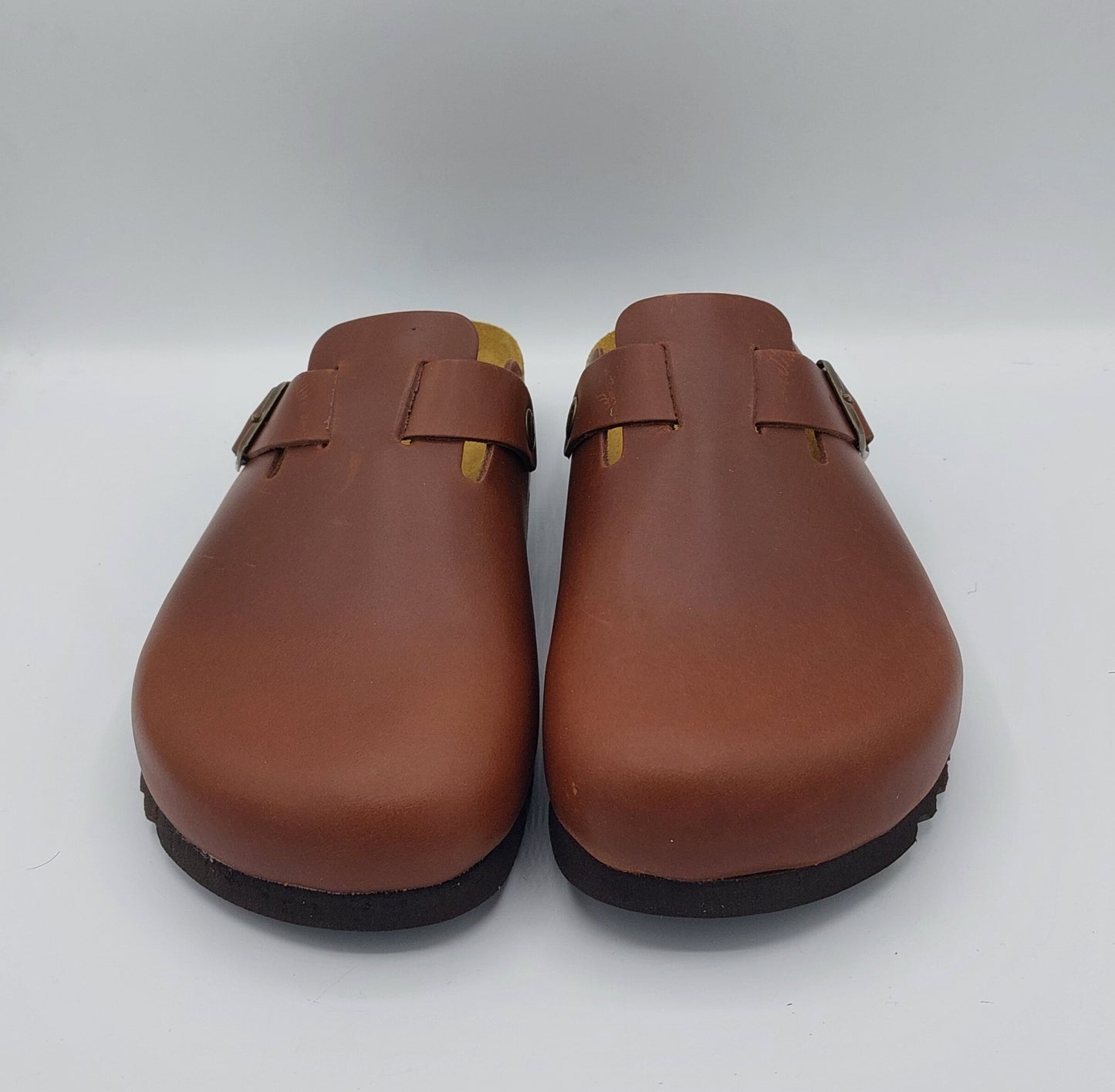 Scholl sabot uomo pelle cuoio