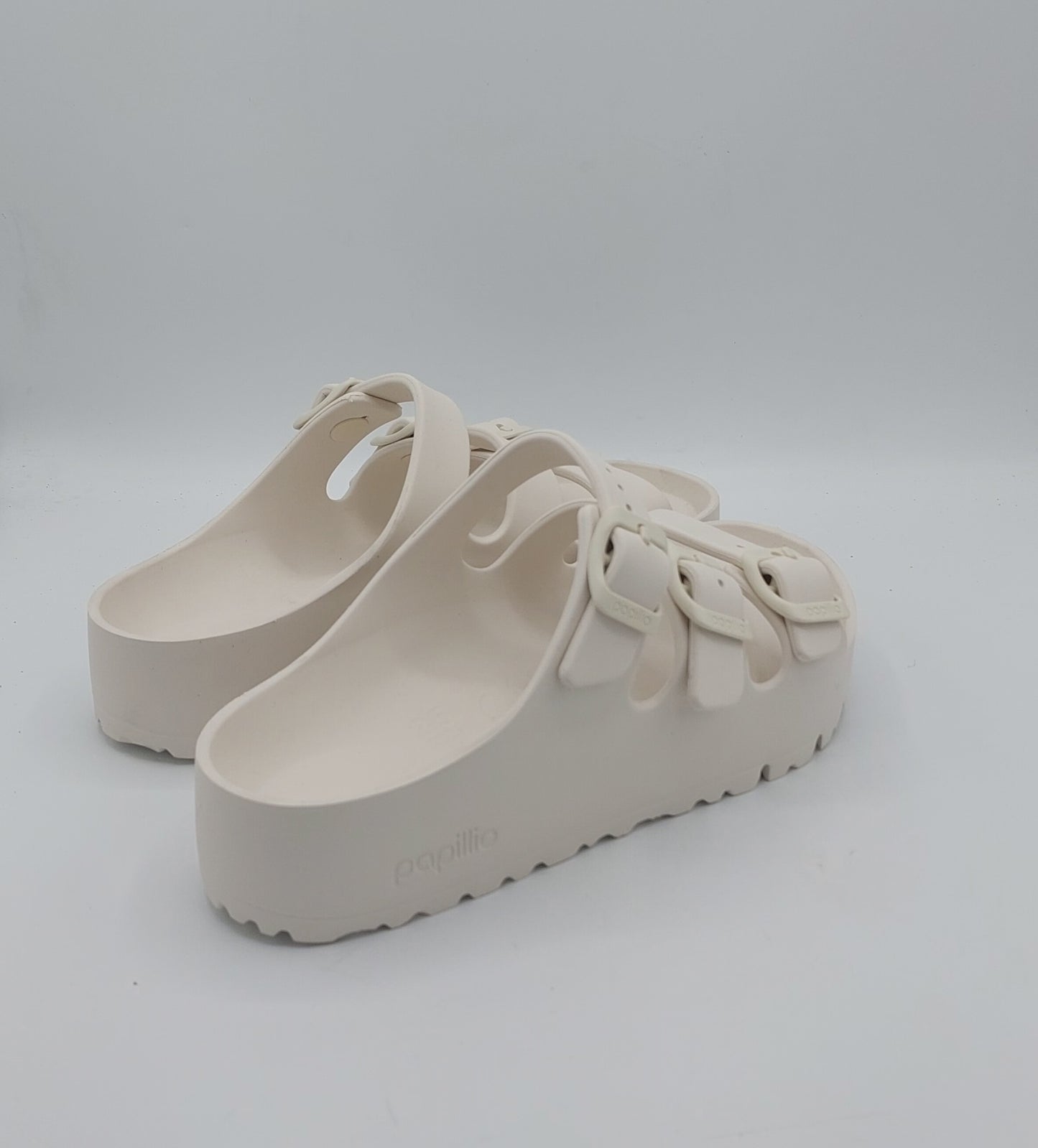 Birkenstock ciabatta Florida Eva bianca platform