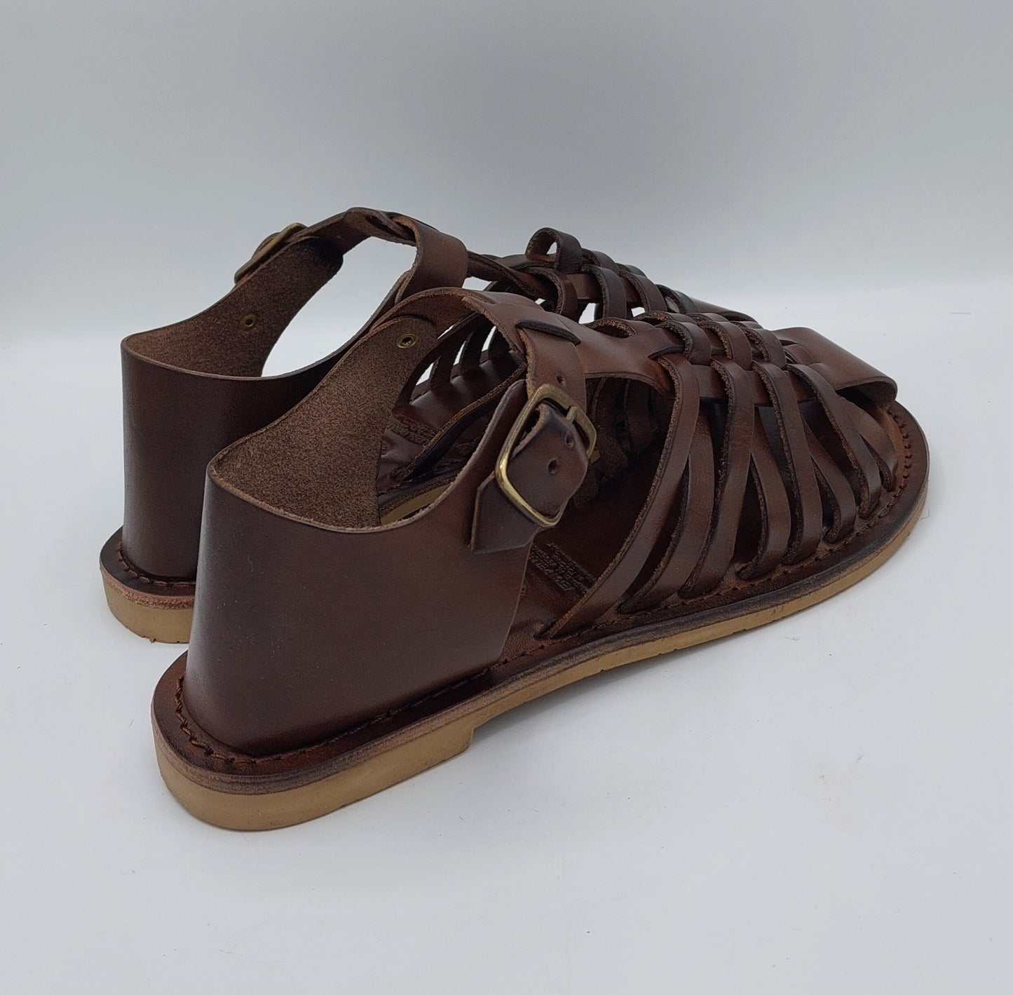 Tina sandalo chiuso uomo pelle t.moro