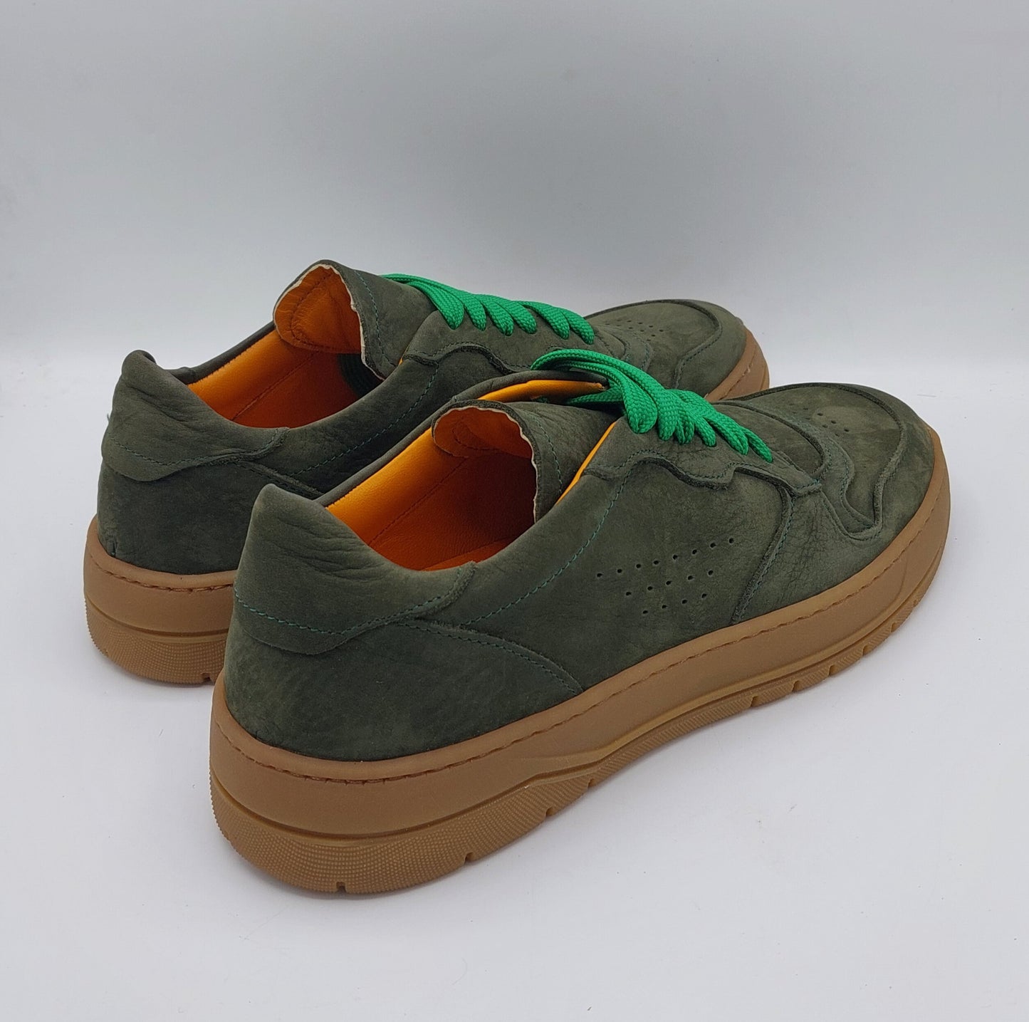 Lord Douglas scarpa uomo nabuk verde