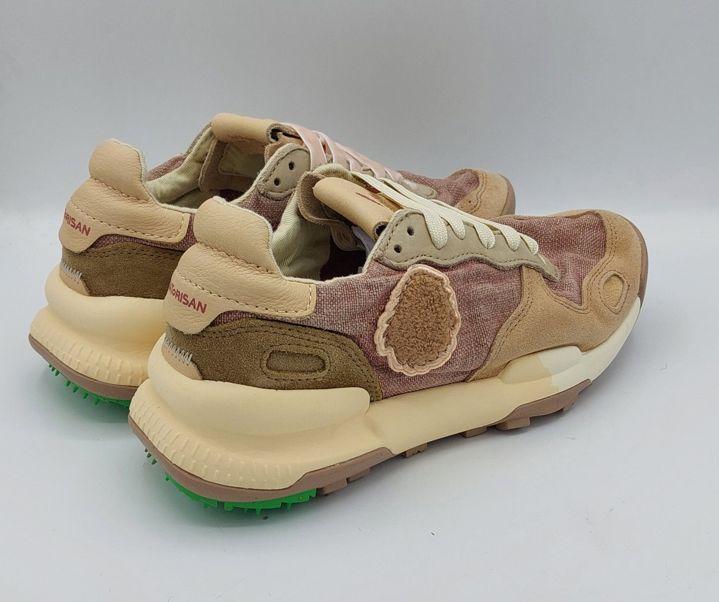 Satorisan sneakers donna in tessuto e camoscio rosa